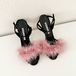 Vintage Manolo Blahnik fur heels